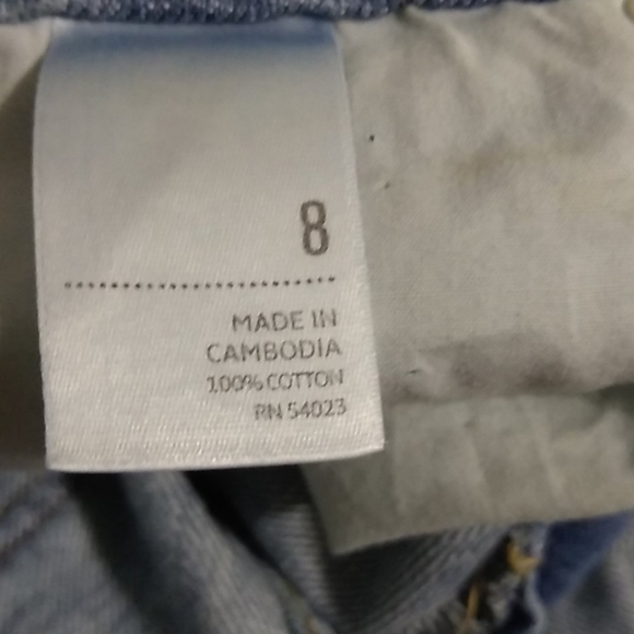 Old Navy Jean Skirt Juniors Size 8 - Picture 4 of 5